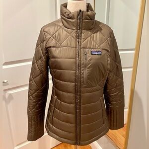 Patagonia Women’s Down Sweater Jacket Puffer Brown Size Small